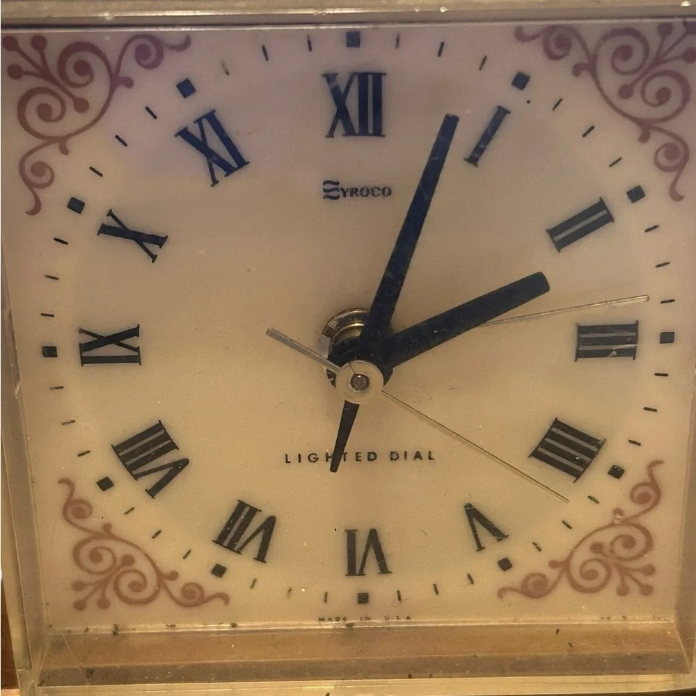 Vintage MCM Macy’s Sample Syroco Clock Works